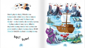 Uczę się czytać. Duże litery. Podział na sylaby. Morska przygoda - Agata Giełczyńska - Jonik