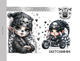 Szkicownik 200x143 24 stron 100g/m2 TW Gnomy