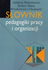 Słownik pedagogiki pracy i organizacji Balasiewicz Andrzej, Błaut Robert, Chojnacki Włodzimierz