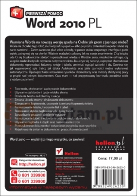 Word 2010 PL. Pierwsza pomoc - Magdalena Gunia