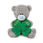 Miś Good Luck z koniczynką (13 cm)