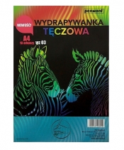 Wydrapywanka tęczowa A4 10 arkuszy WZ-03