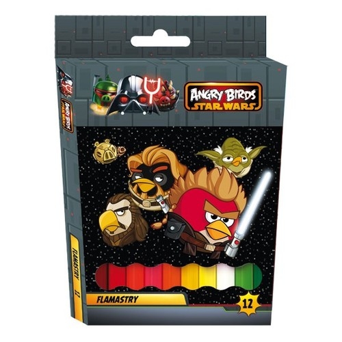 Flamastry Angry Birds 12 kolorów