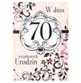 Karnet W dniu 70 Urodzin PP-1389