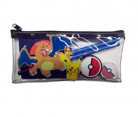 Piórnik z wyposażeniem - Pokémon