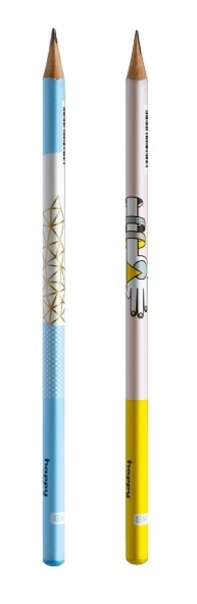Ołówek drewniany trójkątny Trendy
