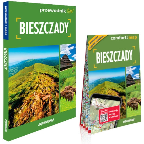 Bieszczady light: przewodnik + mapa