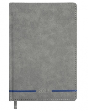 Terminarz 2027 A5 dzienny szary