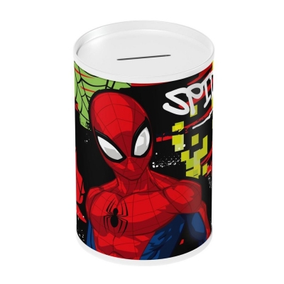 <img src='https://webimage.pl/pics/251/7/d5205698667251.jpg' style='height:440px' /> Skarbonka metalowa Spiderman