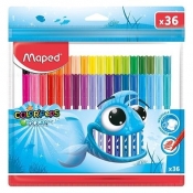 Flamastry Color'Peps Ocean Zip, etui 36 kolorów (MPD-845725)
