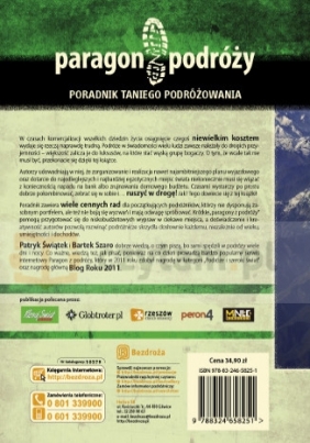 Paragon z podróży Poradnik taniego podróżowania - Świątek Patryk, Szaro Bartłomiej