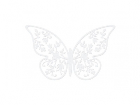 Dekoracje papierowe Motyl 8x5cm 10 zt