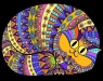  Kolorowanka Welwetowa Colorvelvet 47x35 cm Kocur