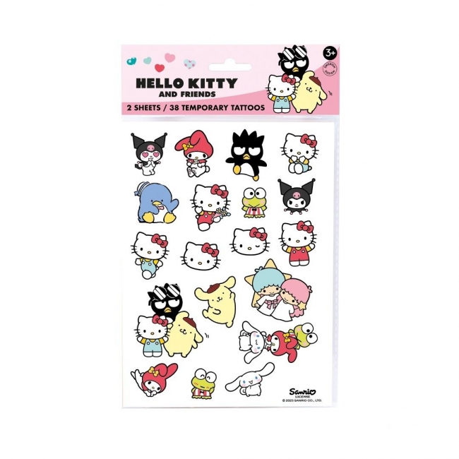 <img src='https://webimage.pl/pics/252/0/d7315627000252.jpg' style='height:440px' /> Tatuaże zmywalne Hello Kitty 38szt