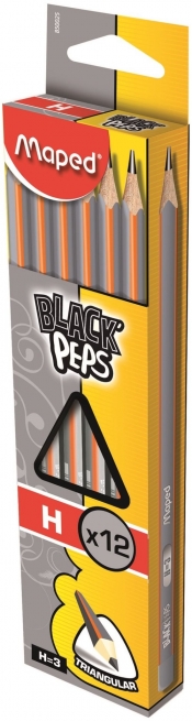 Ołówek blackpeps h 12 szt pud. z zaw. (12)