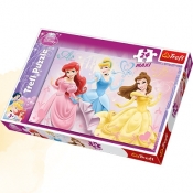 Puzzle 24 elementów Maxi Radosne Księżniczki (14125)