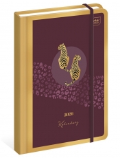Kalendarz książkowy B6/192 - Metallic Satin