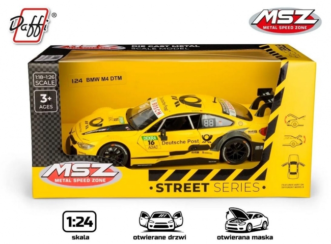 BMW M4 DTM żółty