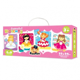 CzuCzu Puzzle 4w1 Królewny (5615113)