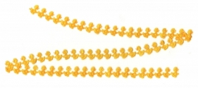 Aplikacje kaczuszki 1,5x2,5cm op. 65szt żółte
