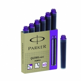 Naboje Parker mini purpura