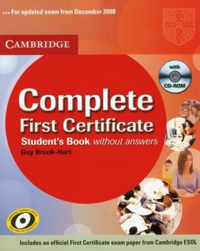 Complete First Certificate student's book with CD - Brook-Hart Guy