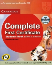 Complete First Certificate student's book with CD