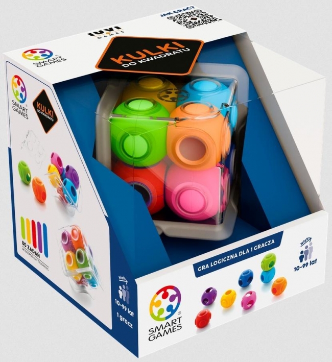 <img src='https://webimage.pl/pics/252/8/d5906700248252.jpg' style='height:440px' /> Smart Games Kulki do Kwadratu (PL) IUVI Games