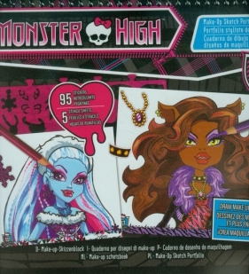 Monster High Upiorne makijaże Szkicownik (64025) - <br />