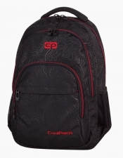 Plecak młodzieżowy CoolPack Basic Topography Red 27L