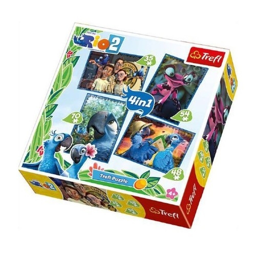 Puzzle Rio 2 4 w 1
	 (34225)