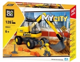 Klocki plastikowe Icom Blocki Mycity KB0227 (Koparka 126 elementów)
