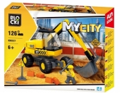 Klocki plastikowe Icom Blocki Mycity KB0227 (Koparka 126 elementów)