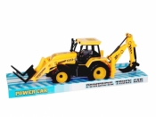 Traktor z koparką