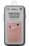  Bookaroo Phone Pocket Portfel na telefon złoty róż