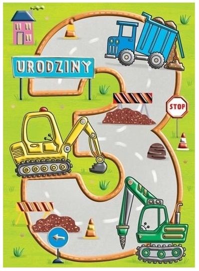 Karnet B6 Urodziny 3 - Budowa