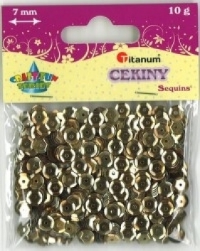 Cekiny Kółka Żółte (7mm 10g)