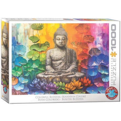 <img src='https://webimage.pl/pics/253/9/d628136659253.jpg' style='height:440px' /> Puzzle 1000 Colorful Buddha 6000-5925