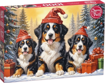 <img src='https://webimage.pl/pics/254/1/d5903728731254.jpg' style='height:440px' /> Puzzle 1000 CherryPazzi Holiday Puppies 31254 BN