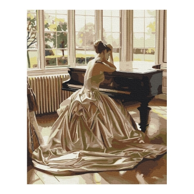 <img src='https://webimage.pl/pics/254/3/d5901498133254.jpg' style='height:440px' /> Malowanie po numerach BRUSHME 40x50cm Zmysłowa Przerwa