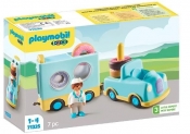 Zestaw z figurką 1.2.3 71325 Szalony Donut Truck z funkcją układania i sortowania (71325)