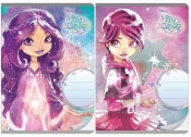 Zeszyt A5 w kratkę 32 kartki Star Darlings 10 sztuk mix
