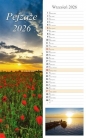 Kalendarz 2026 ścienny pasek Pejzaże