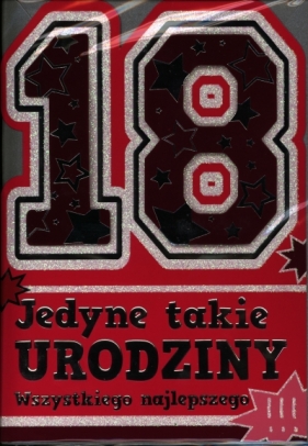 Karnet A5 18 urodziny rózowe QDK-051