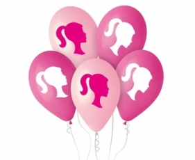 Balony Premium My Pink World z kucykiem 30cm 5szt