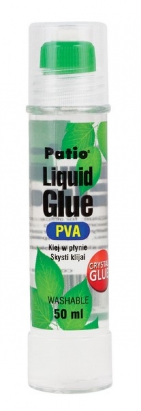 PATIO KLEJ W PŁYNIE CRYSTAL GLUE 50ML Z APLIKATOREM PVA