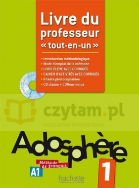 Adosphere 1 podręcznik nauczyciela +CD-ROM - Céline Himber, Marie-Laure Poletti
