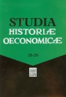 Studia historiae oeconomicae 28-29