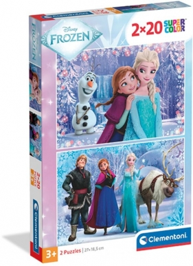 Puzzle: Super Kolor - Frozen, 2x20 el. (24825)