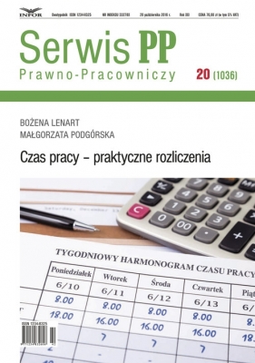 Czas pracy praktyczne rozliczenia - Lenart Bożena, Podgórska Małgorzata